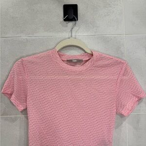 Worn Once - Kith Pink Wave Pattern Women's Tee